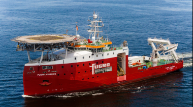 Proyecto VMOS: Buque especial arribo en Río Negro para definir ubicación de megapuesto petrolero de Vaca Muerta