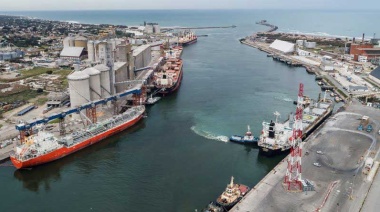 Puerto Quequén opero en junio 492 mil toneladas
