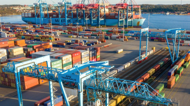 Las obras en el Puerto de Gotemburgo reducen sus emisiones de CO₂ en un 30%