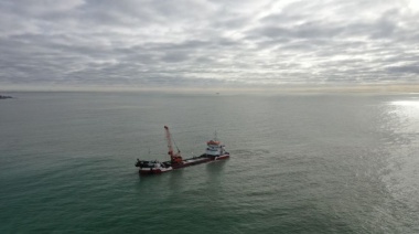 El Puerto de Mar del Plata avanza a paso firme: 50% del dragado ya completado