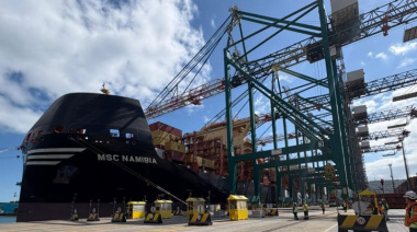 DP World San Antonio recibe la recalada inaugural del buque portacontenedores MSC Namibia