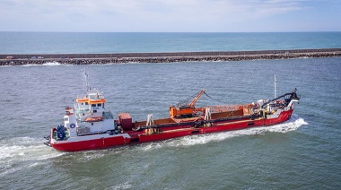 El dragado del Puerto de Mar del Plata avanza con el 31% de la obra completada