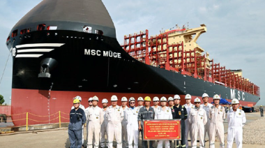 New Times Shipyard entrega a MSC un nuevo portacontenedores de doble combustible a GNL
