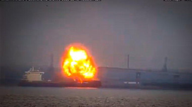 Explosión en buque de carga frente al Puerto de Baltimore sin dejar heridos