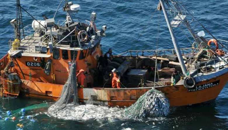 Caída mensual y crecimiento interanual en la pesca marítima durante marzo
