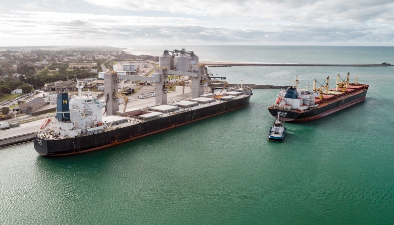 Tras cierre por mal clima, Puerto Quequén se reactiva con proyección de récord para agosto