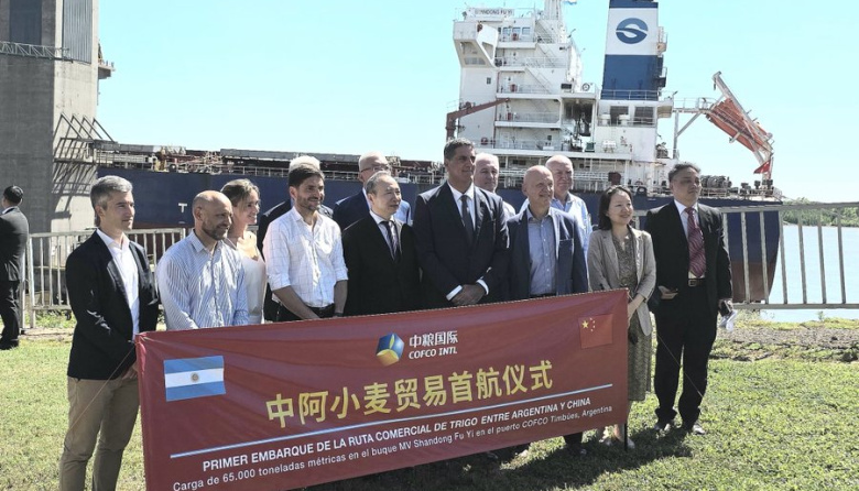 Hito agroexportador: Argentina envía 65.000 toneladas de trigo a China abriendo nuevo mercado