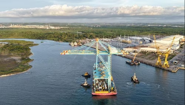 APM Terminals Suape entra en la fase final de construcción con la llegada de equipamiento electrificado