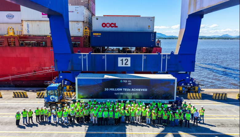TCP Paranáguá supera los 20 millones de TEUs y marca un hito en su historia operativa