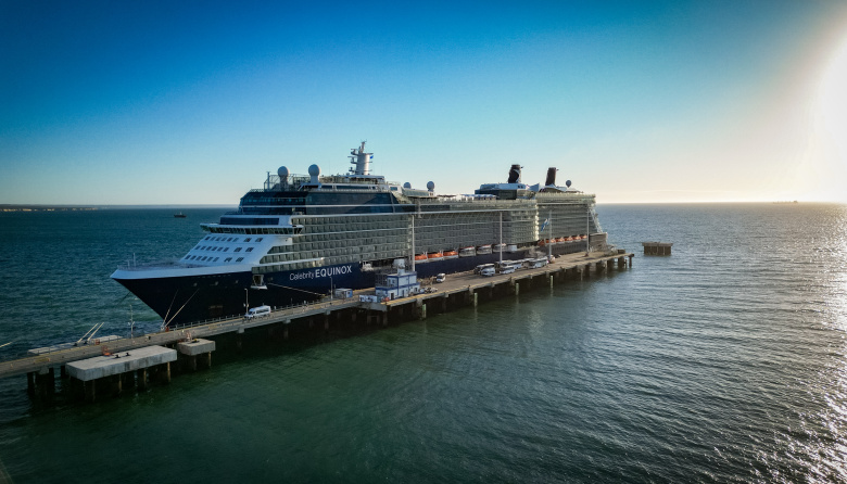 El Celebrity Equinox cerró su temporada en Chubut y confirmó nuevas escalas para los próximos años