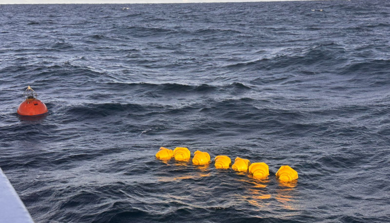 INIDEP recuperó una boya oceanográfica con tres años de datos científicos en el Atlántico Sur