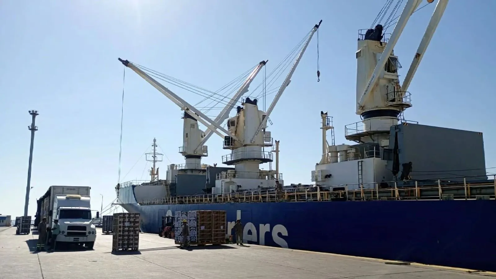 Se normalizó el envío de fruta al puerto de San Antonio Este