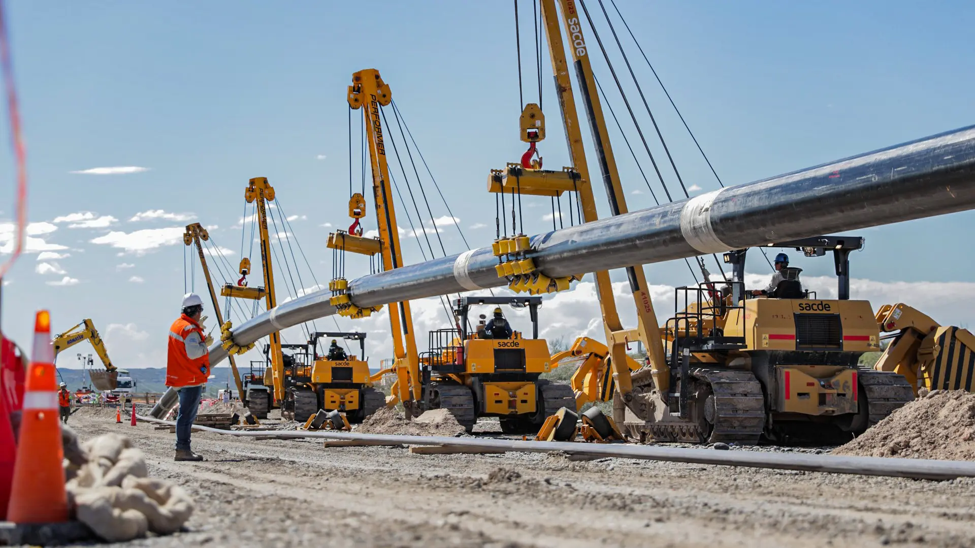 Las obras del proyecto Vaca Muerta Oil Sur movilizaron cerca de 10.000 puestos de trabajo en Río Negro con un 60% de proveedores locales