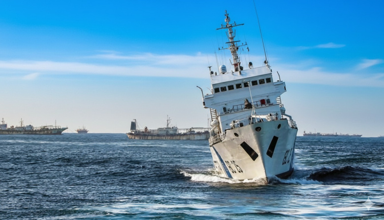 Más de 140 buques pesqueros extranjeros ingresaron a la Zona Económica Exclusiva Argentina en busca de resguardo ante un temporal en el Atlántico Sur