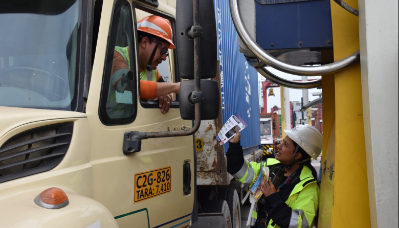 Ministerio de Transportes de Perú y DP World articulan iniciativa de seguridad vial para conductores de carga pesada