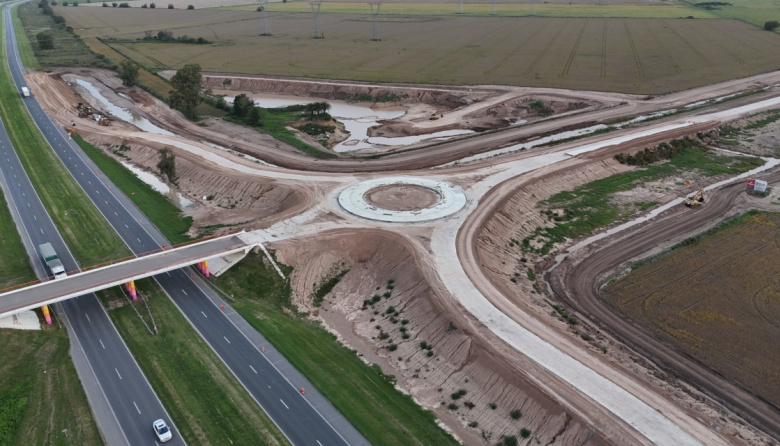 El desvío de tránsito pesado a los puertos de Timbúes alcanza el 90% de avance