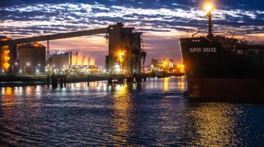Exportaciones récord desde Bahía Blanca en enero