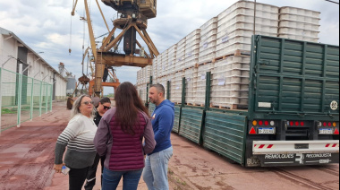 El Puerto de Barranqueras realizó una exportación histórica de 22 toneladas de hilado de algodón
