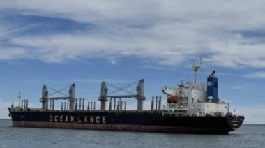 Arribo de carga a Río Negro para el proyecto VMOS