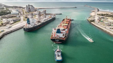 Puerto Quequén inicia la primavera con una intensa actividad de carga y descarga