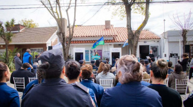 Con apoyo del Consorcio de Gestión de Puerto Quequén, reinauguran la Comisaría de la Mujer y la Familia