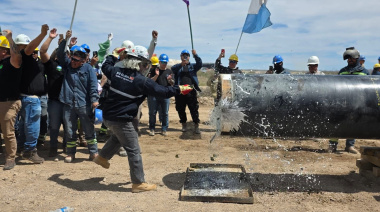 El Oleoducto Vaca Muerta Oil Sur completa su soldadura final para la exportación de crudo