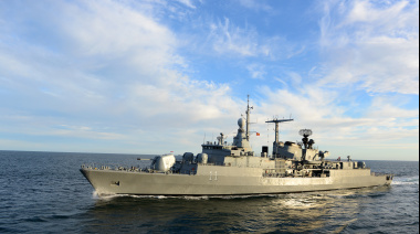 Tras 80 días en el mar, el ARA “La Argentina” arriba a Puerto Belgrano.