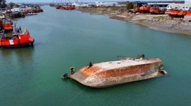 Chubut reflota el pesquero Sagrado Corazón