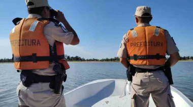 La Prefectura Naval busca a un policía tras el choque de su lancha contra un buque en San Lorenzo