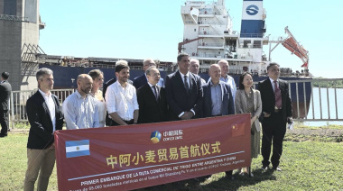 Hito agroexportador: Argentina envía 65.000 toneladas de trigo a China abriendo nuevo mercado