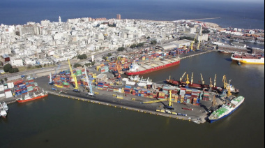 Movimientos de contenedores en el Puerto de Montevideo cae casi 30% en 2025