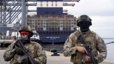 Operativo policial en el Puerto de Posorja detectó cocaína oculta en contenedores de exportación