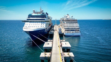 Operativo simultáneo en Puerto Madryn por el arribo de los cruceros Viking Jupiter y Marina