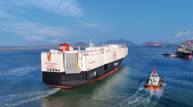 El barco BYD Changzhou llegará la próxima semana a la Terminal Zárate