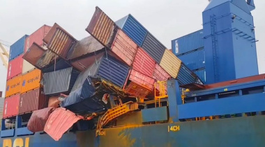 Puerto de Vigo asiste al portacontenedores Maria Francisca tras temporal