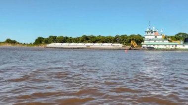 El avance de sedimentos en el Bermejo amenaza la navegación y el abastecimiento del Up River