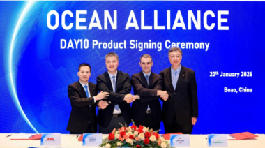 Ocean Alliance fortalece su red operativa para 2026 con una flota de 394 buques