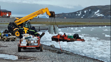 El aviso ARA “Bahía Agradable” inició una nueva etapa de la Patrulla Antártica Naval Combinada