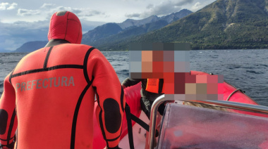 Prefectura Naval Argentina asistió a dos personas varadas en Villa La Angostura