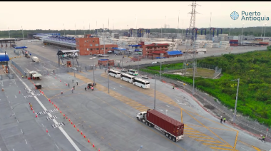 Puerto Antioquia recibe su primera carga seca tras el reciente inicio de actividades