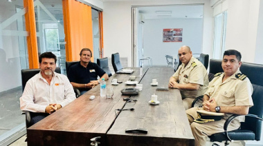 TecPlata recibió a autoridades de Prefectura La Plata y reforzó la coordinación en materia de seguridad