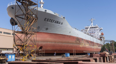 Tandanor completó tareas de mantenimiento en el buque petrolero argentino Estefanía H