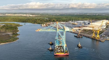 APM Terminals Suape entra en la fase final de construcción con la llegada de equipamiento electrificado