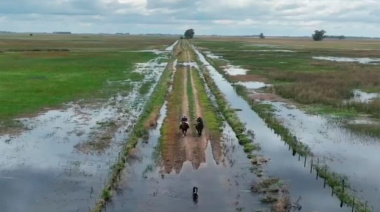 Fuertes lluvias reactivan inundaciones en el centro de Buenos Aires y vuelven los reclamos del sector agropecuario