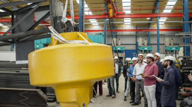 La Provincia de Buenos Aires realizó la primera prueba de un dispositivo de energía undimotriz