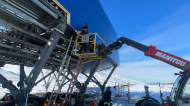 TANDANOR completó la estructura del Módulo I y avanzó en la envolvente del Módulo II de la Base Antártica Conjunta Petrel