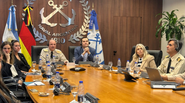 La Prefectura Naval Argentina recibió a una delegación alemana para debatir la relevancia geopolítica y los desafíos estratégicos de la región antártica