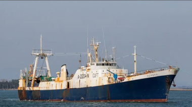 Prefectura detectó al arrastrero portugués Coimbra pescando dentro de la Zona Económica Exclusiva Argentina