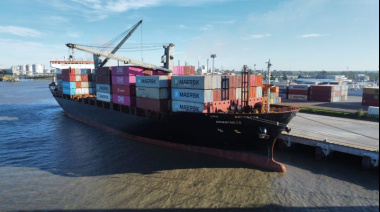 El buque Argentino II inauguró una nueva ruta de cabotaje en Bahía Blanca con más de 200 contenedores desde Ushuaia