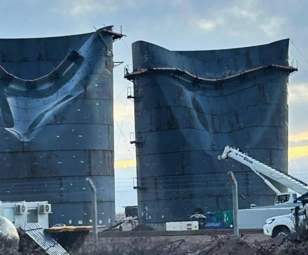 Un temporal de más de 120 km/h dañó instalaciones en obra de VMOS en Punta Colorada